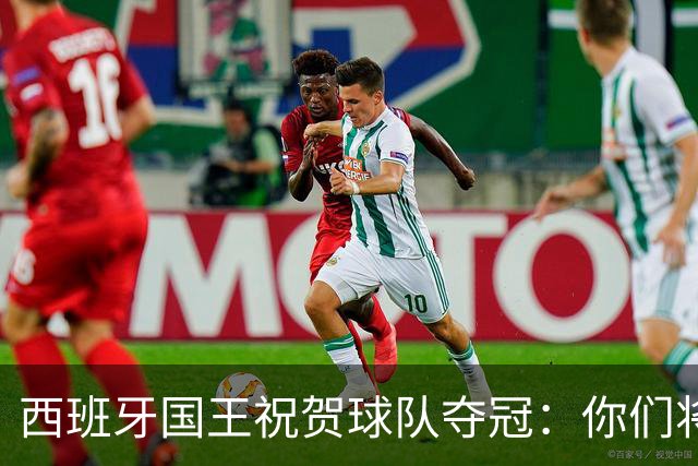 西班牙国王祝贺球队夺冠：你们将载入西班牙足球和体育的历史